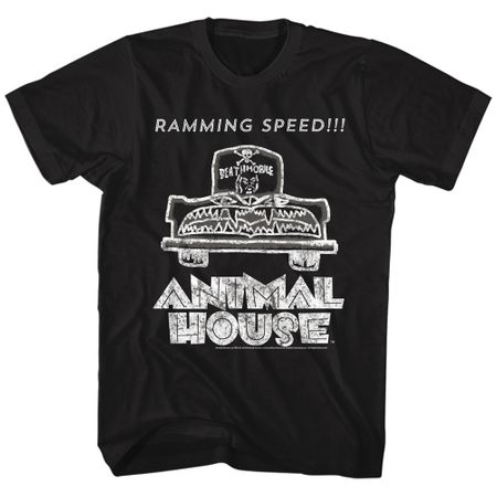 Animal House Shirt Ramming Speed Black T-Shirt