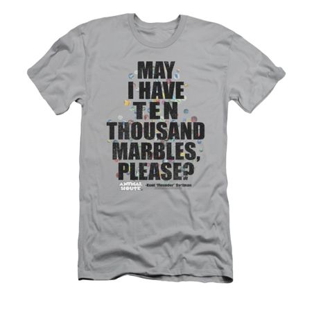 Animal House Shirt Slim Fit Marbles Silver T-Shirt