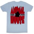 Animal House Shirt Tilted House Adult Light Blue Tee T-Shirt