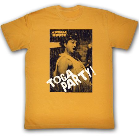 Animal House Shirt Toga Party Adult Orange Tee T-Shirt