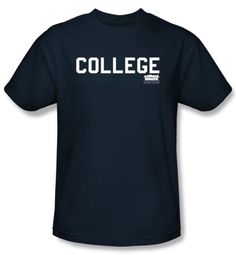 Animal House T-shirt Movie College Adult Navy Blue Tee Shirt