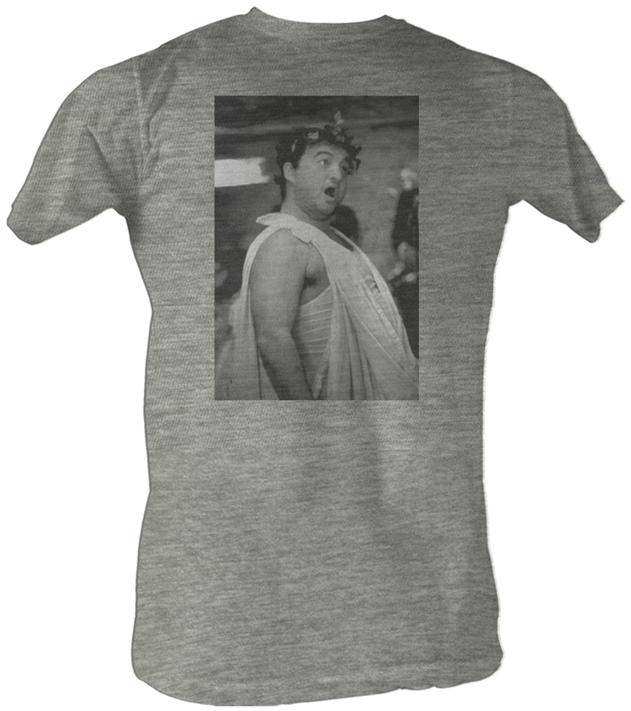 Animal House TShirt Toga Photo BW Adult Gray Heather Tee Shirt
