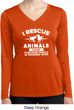 Animal Rescue Ladies Dry Wicking Long Sleeve Shirt