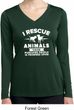 Animal Rescue Ladies Dry Wicking Long Sleeve Shirt