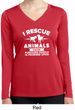 Animal Rescue Ladies Dry Wicking Long Sleeve Shirt