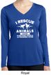 Animal Rescue Ladies Dry Wicking Long Sleeve Shirt