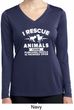 Animal Rescue Ladies Dry Wicking Long Sleeve Shirt