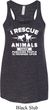 Animal Rescue Ladies Flowy Racerback Tanktop