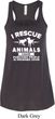 Animal Rescue Ladies Flowy Racerback Tanktop