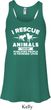 Animal Rescue Ladies Flowy Racerback Tanktop