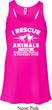 Animal Rescue Ladies Flowy Racerback Tanktop