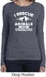 Animal Rescue Ladies Long Sleeve Shirt