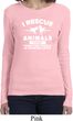 Animal Rescue Ladies Long Sleeve Shirt