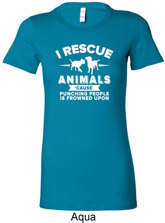 Animal Rescue Ladies Longer Length Shirt