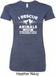 Animal Rescue Ladies Longer Length Shirt