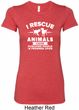 Animal Rescue Ladies Longer Length Shirt
