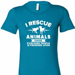 Animal Rescue Ladies Longer Length Shirt Animal Rescue Ladies Longer Length Shirt