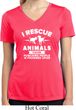 Animal Rescue Ladies Moisture Wicking V-neck Shirt