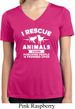 Animal Rescue Ladies Moisture Wicking V-neck Shirt