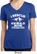 Animal Rescue Ladies Moisture Wicking V-neck Shirt