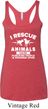 Animal Rescue Ladies Tri Blend Racerback Tank Top