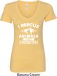 Animal Rescue Ladies V-Neck Shirt