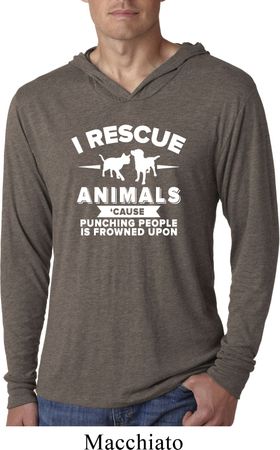 Animal Rescue Lightweight Hoodie Shirt