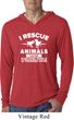 Animal Rescue Lightweight Hoodie Shirt