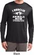 Animal Rescue Mens Dry Wicking Long Sleeve Shirt