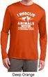 Animal Rescue Mens Dry Wicking Long Sleeve Shirt