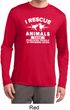Animal Rescue Mens Dry Wicking Long Sleeve Shirt