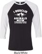 Animal Rescue Mens Raglan Shirt