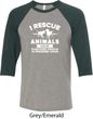 Animal Rescue Mens Raglan Shirt