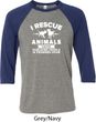 Animal Rescue Mens Raglan Shirt