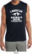 Animal Rescue Mens Sleeveless Moisture Wicking Shirt