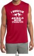 Animal Rescue Mens Sleeveless Moisture Wicking Shirt