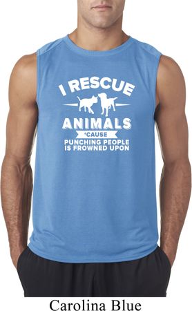 Animal Rescue Mens Sleeveless Shirt
