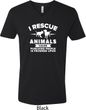 Animal Rescue Mens V-Neck Shirt