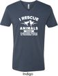 Animal Rescue Mens V-Neck Shirt