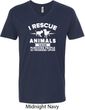 Animal Rescue Mens V-Neck Shirt