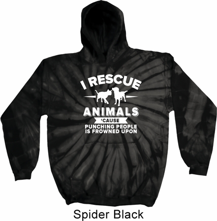 Animal Rescue Tie Dye Hoodie