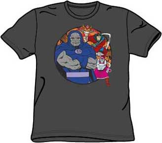 Apokolips Shirt Apokolips Represent Charcoal Gray T-Shirt Tee