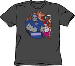 Apokolips Shirt Apokolips Represent Charcoal Gray T-Shirt Tee