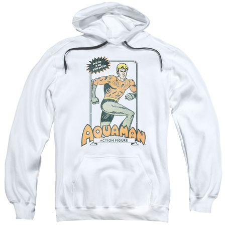 Aquaman Hoodie Action Figure White Sweatshirt Hoody