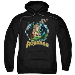 Aquaman Hoodie Ruler Of The Seas Black Sweatshirt Hoody