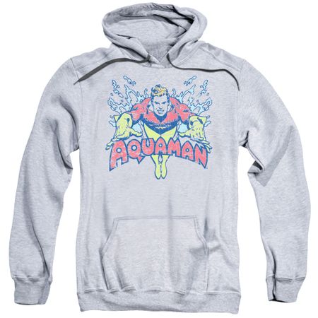 Aquaman Hoodie Splish Splash Athletic Heather Sweatshirt Hoody