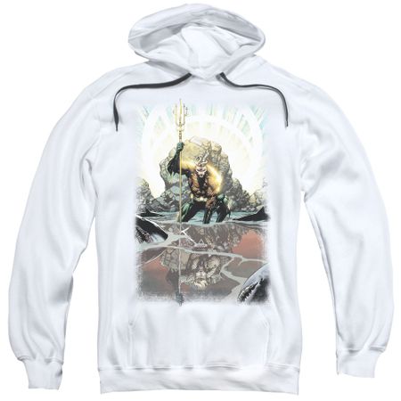 Aquaman Hoodie Swim Reflection White Sweatshirt Hoody