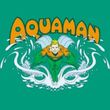 Aquaman Juniors T-shirt - Aquaman Splash Kelly Green