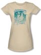 Aquaman Juniors T-shirt - Catch A Wave DC Comics Cream