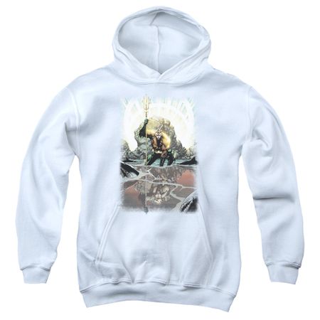 Aquaman Kids Hoodie Reflection White Youth Hoody